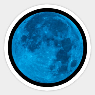 Blue Moon Sticker